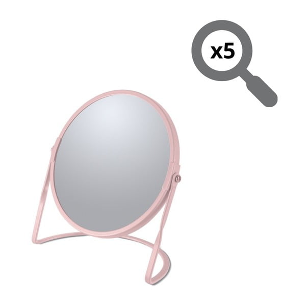 Kozmetično povečevalno ogledalo (5x povečava) ø 18 cm Akira – Spirella-image-4