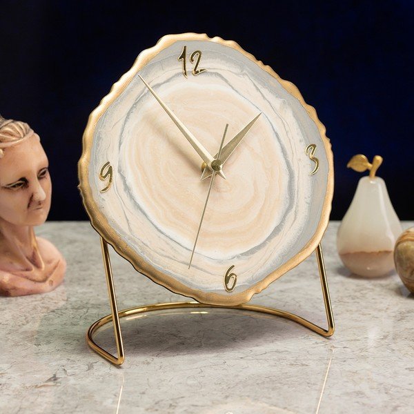 Namizna ura ø 18 cm Epoxy – Mioli Decor-image-1