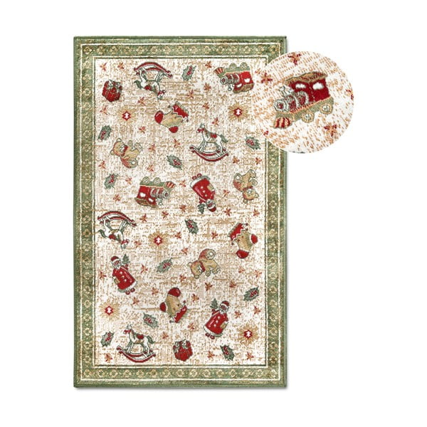 Zelena preproga z božičnim motivom iz mešanice bombaža 50x80 cm Toy's Delight Green Christmas – Villeroy&Boch