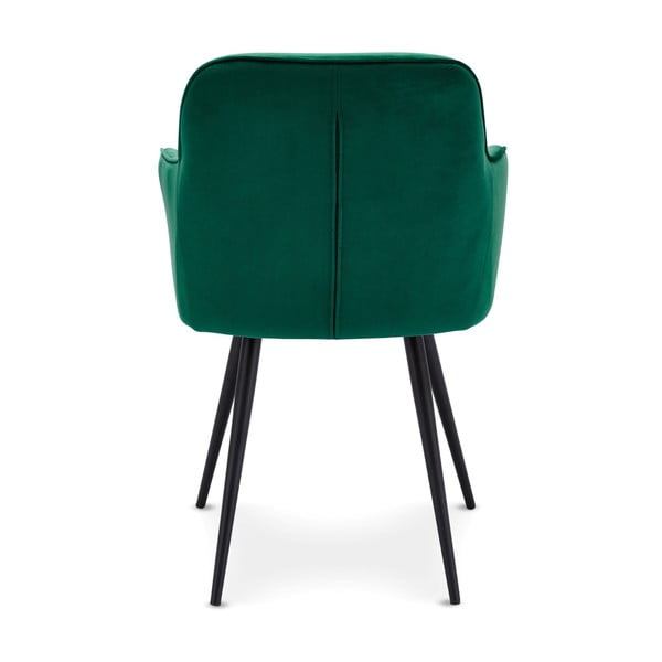 Zeleni žametni jedilni stoli v kompletu 2 ks Nadja – Furnhouse-image-2