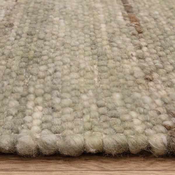 Kaki zelena obojestranska ročno tkana preproga iz mešanice volne 120x170 cm Birkdale Pistachio – Asiatic Carpets-image-4
