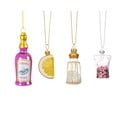 Stekleni okraski za jelko v kompletu 4 ks 9,5 cm Tequila – Sass & Belle