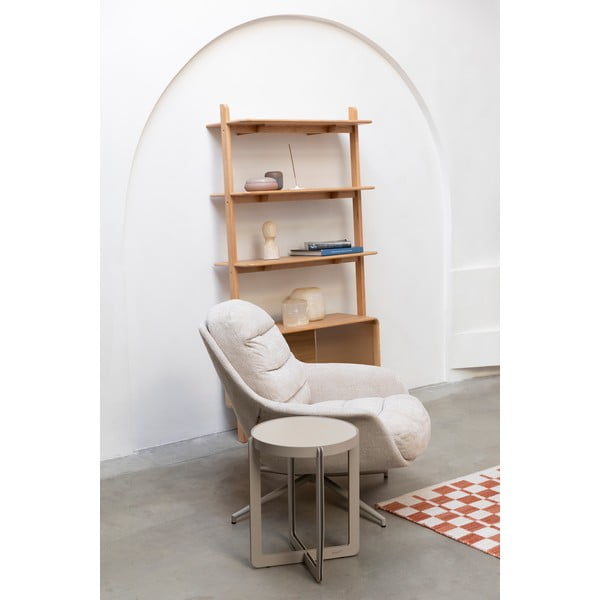 Bež vrtljiv fotelj za sprostitev Philly – Zuiver-image-1