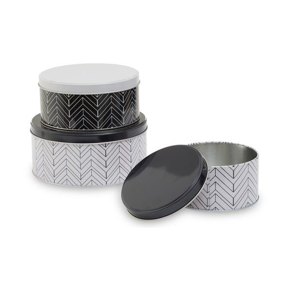 Kovinske posode za shranjevanje v kompletu 3 ks živil Urban – Premier Housewares-image-4