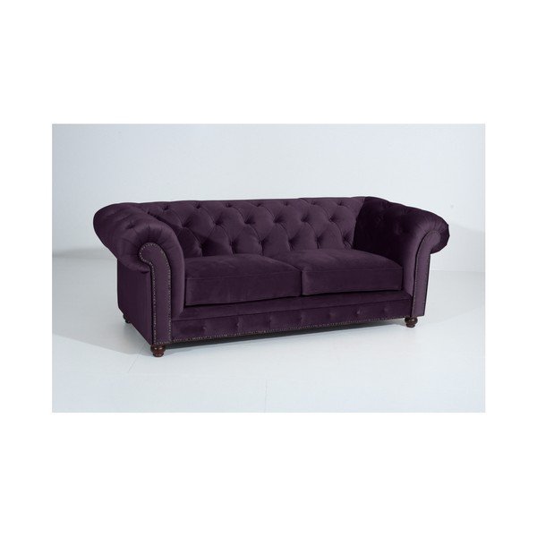 Vijoličen kavč Max Winzer Orleans Velvet, 216 cm-image-4