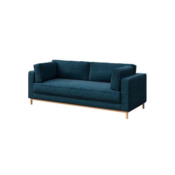 Temno modra sedežna garnitura 222 cm Celerio – Ame Yens-image-2