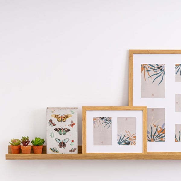 Polica za slike v hrastovem dekorju 80 cm – Casa Selección-image-1