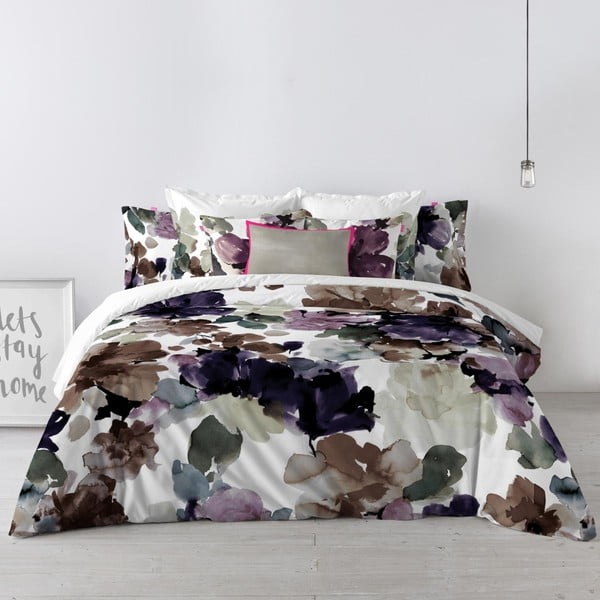 Bombažna prevleka za prešito odejo Happy Friday Basic Sunset Garden, 200 x 200 cm-image-1