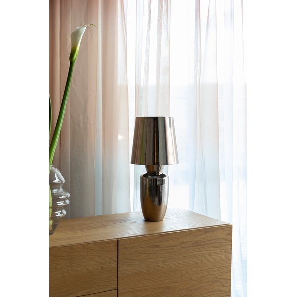 Kovinska namizna svetilka v srebrni barvi s kovinskim senčilom (višina 42 cm) Classy – Zuiver-image-1
