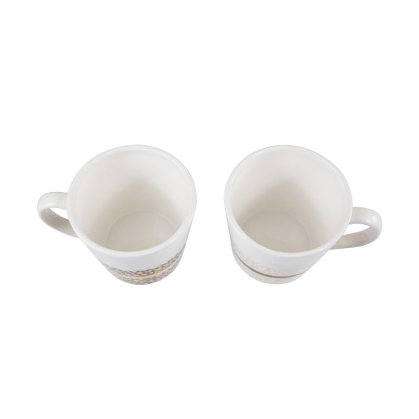 Bele/zlate lončene skodelice v kompletu 2 ks 300 ml London – Premier Housewares-image-4