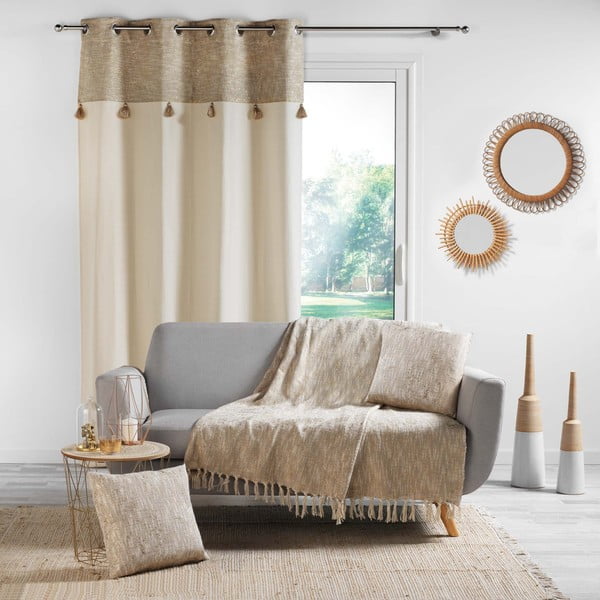 Bež zavesa 140x240 cm New Sultan – douceur d'intérieur-image-2