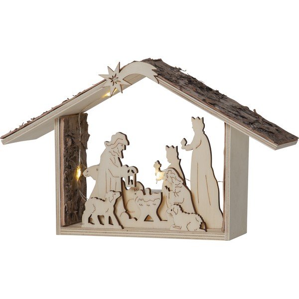 Rjava božična svetlobna dekoracija Yuletide – Star Trading-image-2