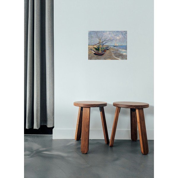 Reprodukcija slike slike Vincent van Gogh - Fishing Boats on the Beach at Les Saintes-Maries-de la Mer, 40 x 30 cm-image-1