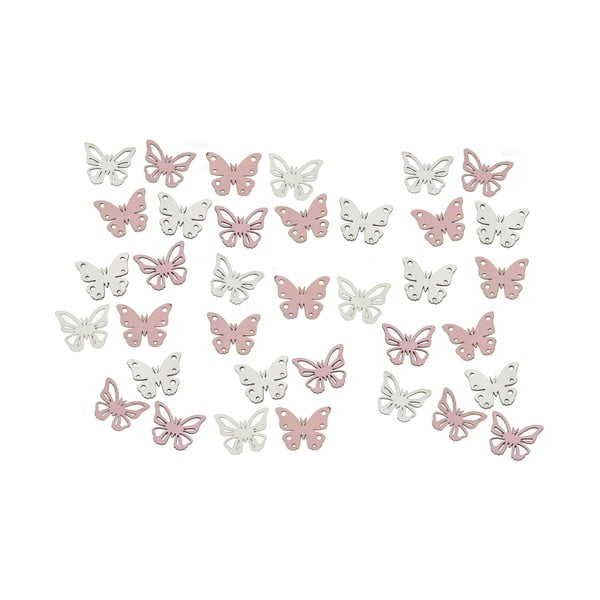 Komplet 36 okraskov v obliki metuljev Ego Dekor Fly