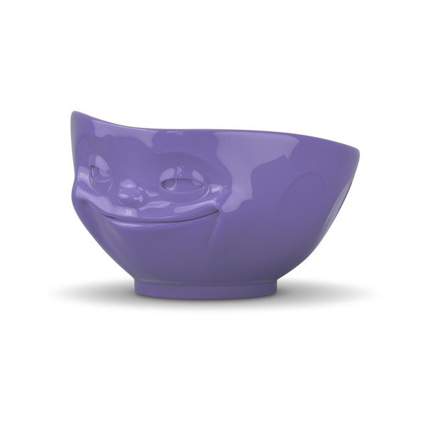 Vijolična porcelanasta skleda z nasmeškom 58produktov-image-1