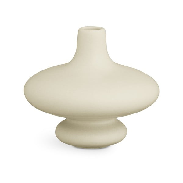 Keramična vaza v kremno beli barvi Kähler Design Kontur, višina 14 cm