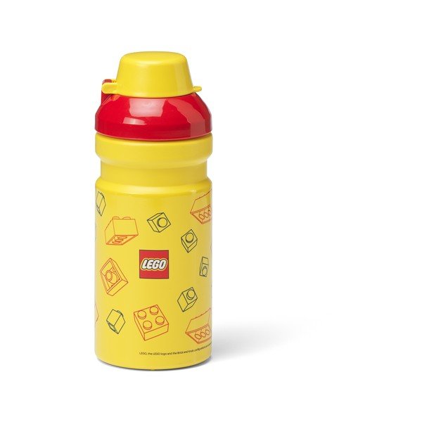 Rumene plastične otroška posoda za malico v kompletu 2 ks Brick – LEGO®-image-1