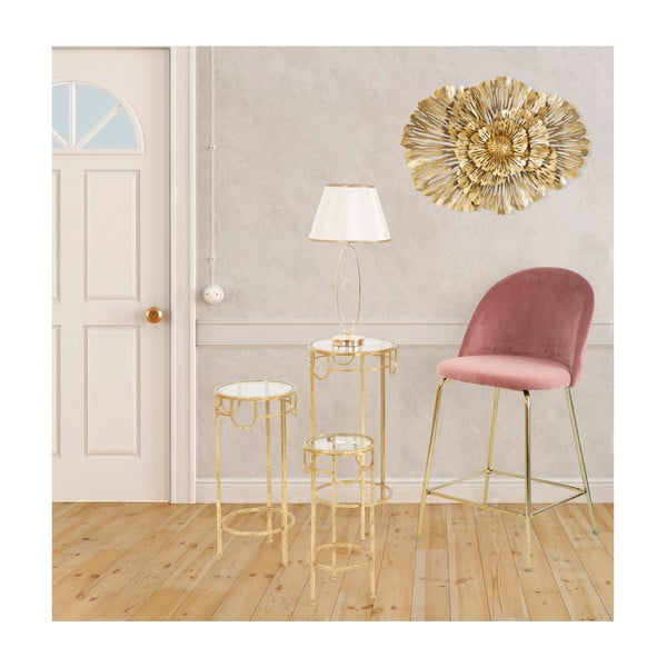 Bela namizna svetilka s konstrukcijo v zlati barvi Mauro Ferretti Flush-image-1