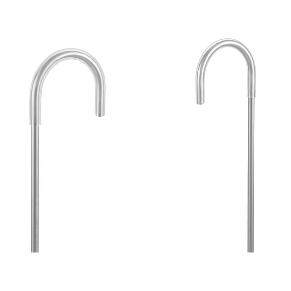 Viseča kopalniška polica iz nerjavečega jekla v srebrni barvi Origin - Metaltex-image-3