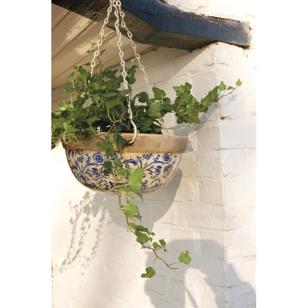 Keramičen viseči in stenski cvetlični lonec ø 25,5 cm – Esschert Design-image-1