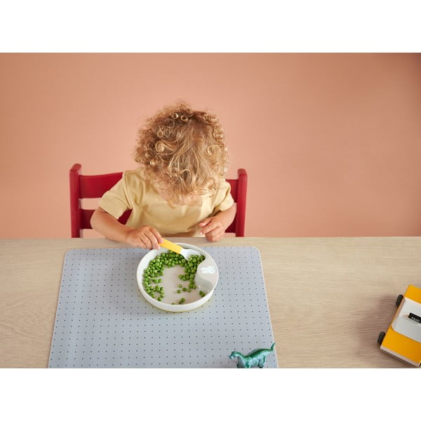 Bele/svetlo rožnate plastične otroške žličke v kompletu 2 ks Flowers & butterflies – Mepal-image-1