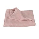 Rožnata pletena otroška odeja iz organskega bombaža 80x80 cm Lil Planet – Roba