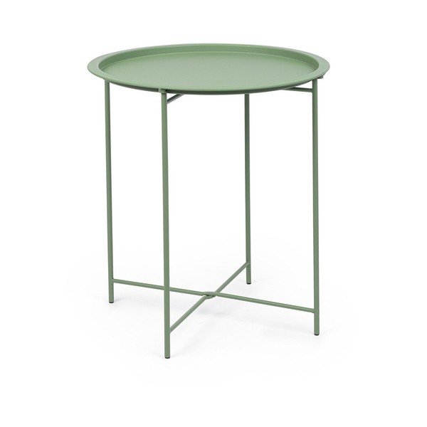 Jeklena okrogla vrtna mizica ø 46 cm Austin – Bizzotto