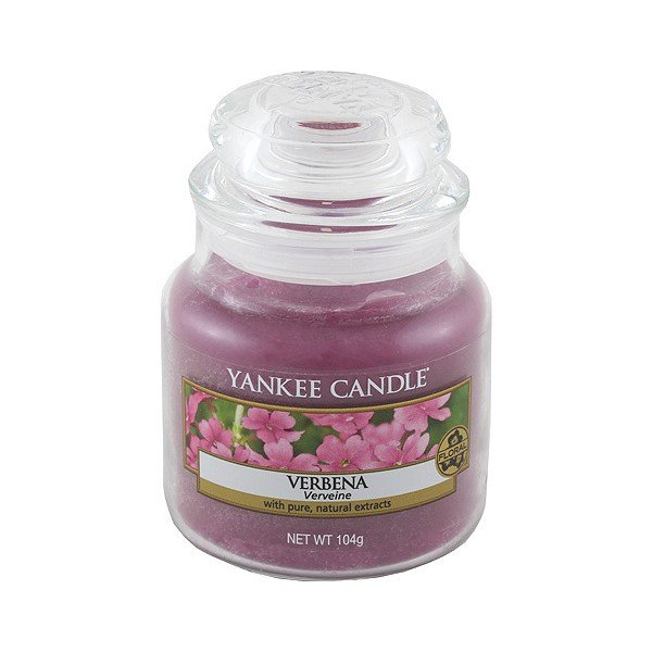Dišeča sveča Yankee Candle Verbena, čas gorenja 25 - 40 ur