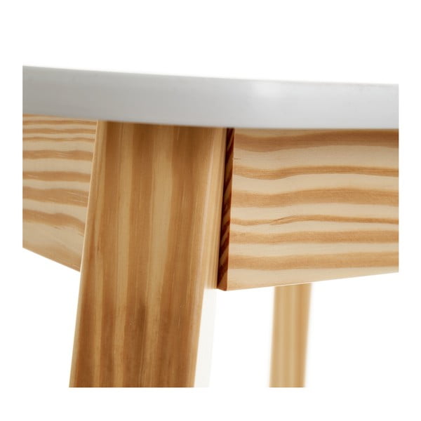 Otroška miza z belo mizno ploščo 55x55 cm – Casa Selección-image-3