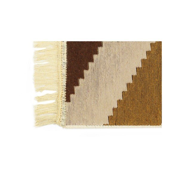 Rjava preproga ZigZag Brown, 80 x 150 cm-image-1