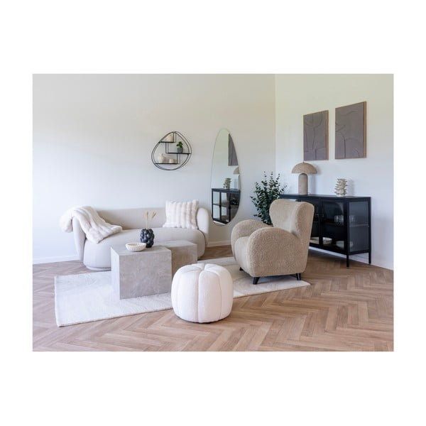 Kremno bela ročno tkana volnena preproga 160x230 cm Surat – House Nordic-image-1