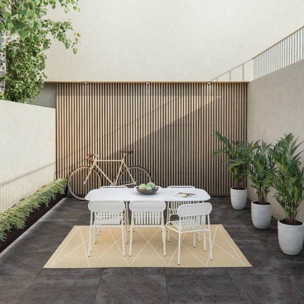 Bež zunanji in notranji tekač 70x160 cm Max Sand – Pappelina-image-1