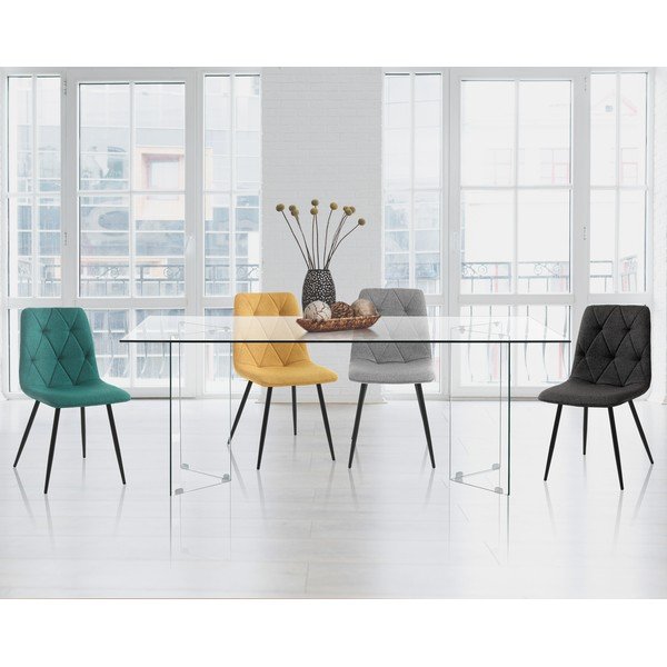 Steklena jedilna miza 90x180 cm Kaya – Tomasucci-image-1