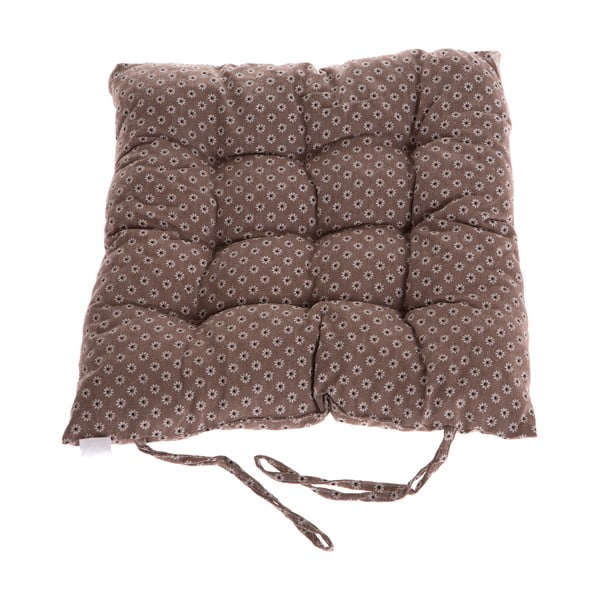 Rjava tekstilna sedežna blazina 40x40 cm - Dakls