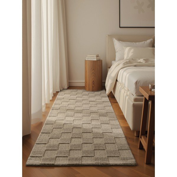 Bež ročno tkan volnen tekač 80x200 cm Scala – Villeroy&Boch-image-1