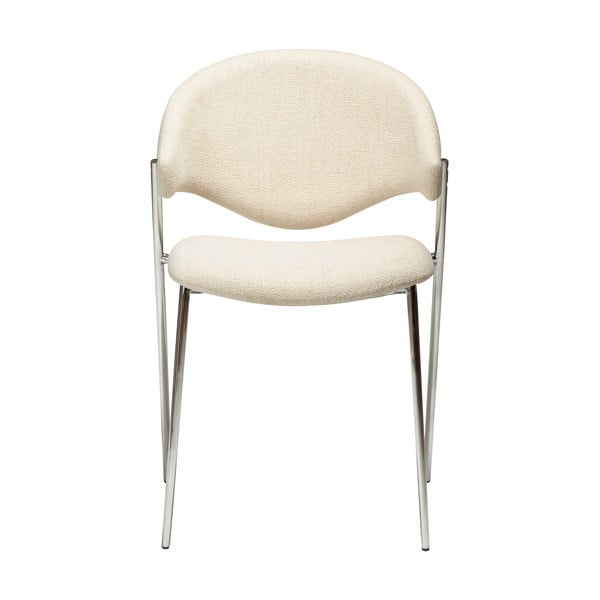 Kremno bel oblazinjen jedilni stol Zone – DAN-FORM Denmark-image-2