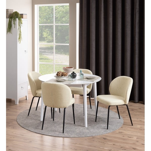Bež jedilni stoli v kompletu 2 kos Patricia - Actona-image-1