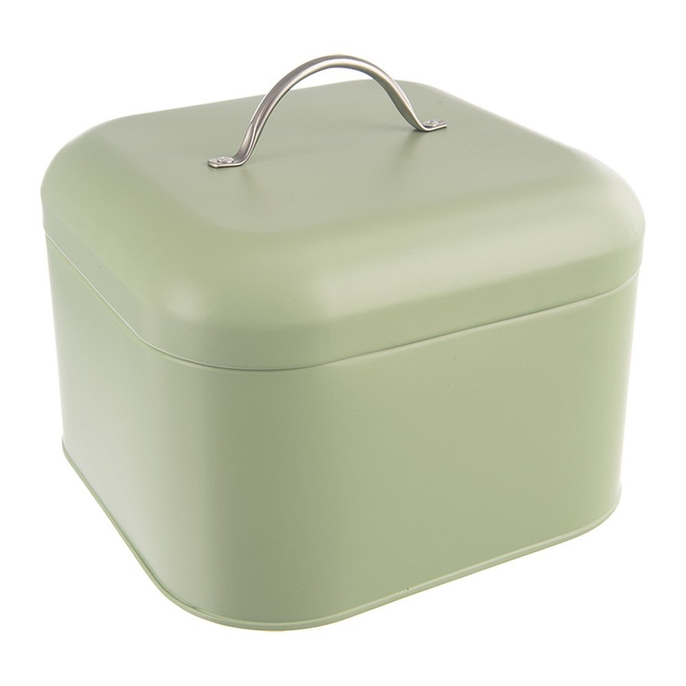 Kovinska posoda za kruh Greenish