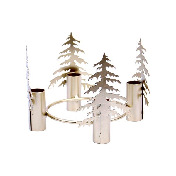 Kovinski adventni svečnik Trees – Ego Dekor