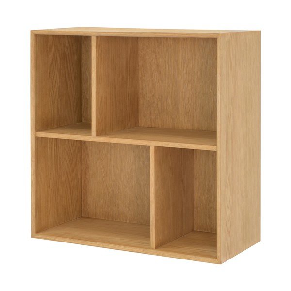 Sistem modularnih polic v hrastovem dekorju v naravni barvi 70x70 cm Z  – Tenzo-image-2