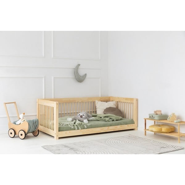 Otroška postelja iz masivnega bora 70x140 cm Mila CWW – Adeko-image-1