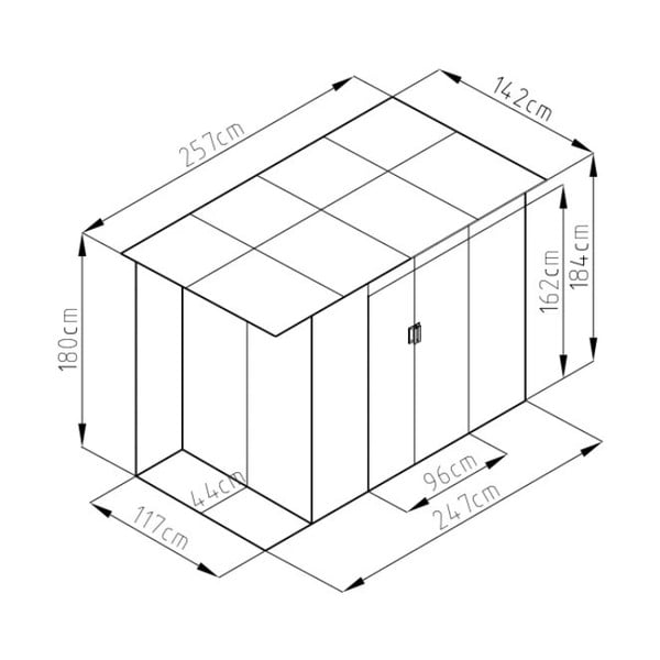 Vrtna hiška Chester A - Rojaplast-image-3