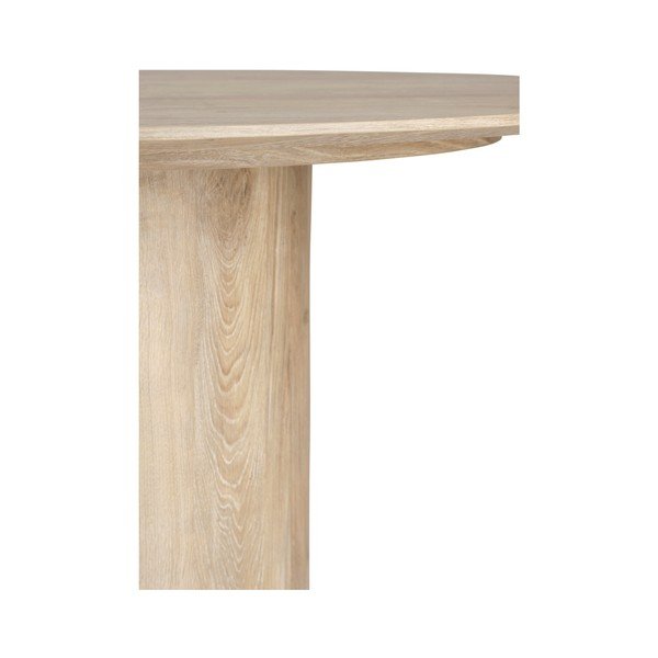 Okrogla jedilna miza v dekorju bukve ø 110 cm Week – Ellos Home-image-2