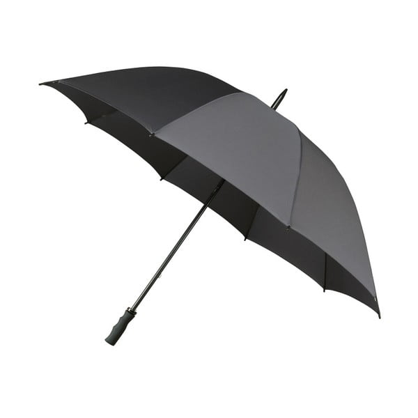Temno siv dežnik za golf Ambiance iz steklenih vlaken, ⌀ 130 cm