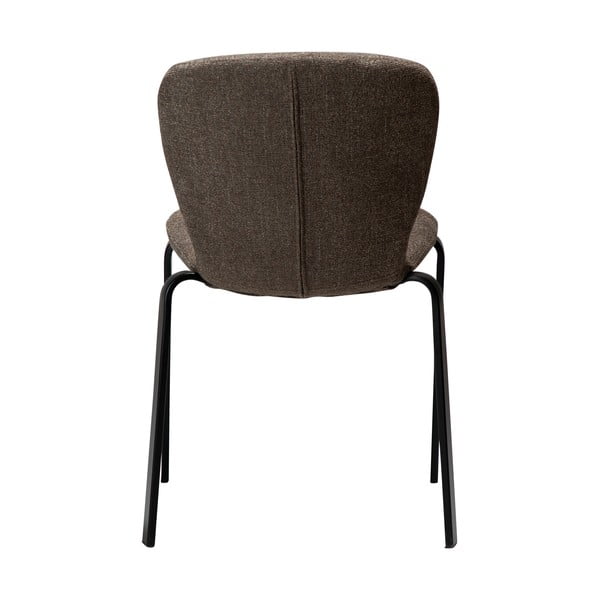 Rjav oblazinjen jedilni stol Heap – DAN-FORM Denmark-image-3