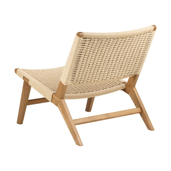 Pleten fotelj v naravni barvi Carson – Actona-image-3