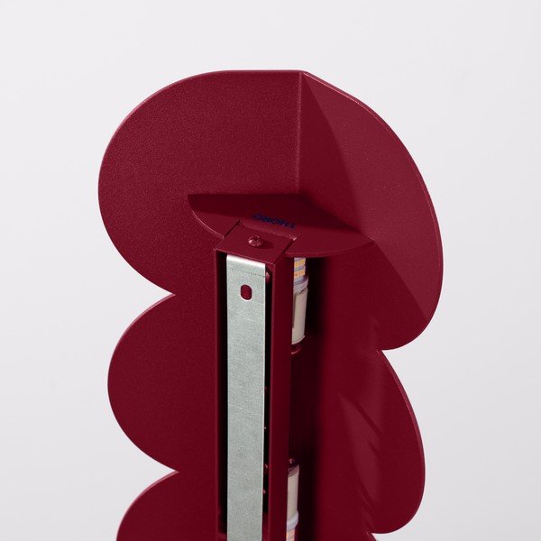 Bordo rdeča aluminijasta stenska svetilka BISCUIT – Thoro-image-4