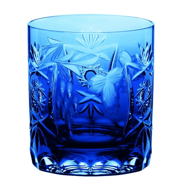 Moder kozarec za viski iz kristalnega stekla Nachtmann Traube Whisky Tumbler Cobalt Blue, 250 ml