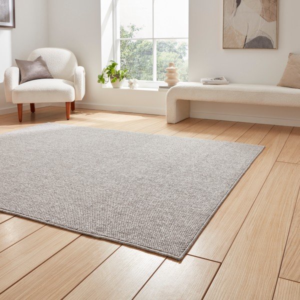 Siva preproga 200x290 cm Boucle – Think Rugs-image-2