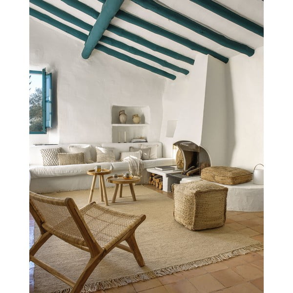 Pleten fotelj v naravni barvi Beida – Kave Home-image-2